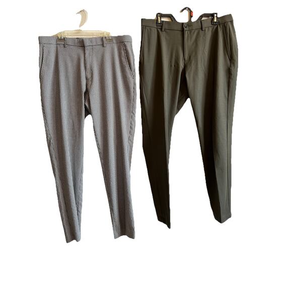 Tommy Hilfiger & POLO Men 34 X 30 Th Flex Stretch Pants Plaid/Black Golf Lot 2 - Picture 13 of 16